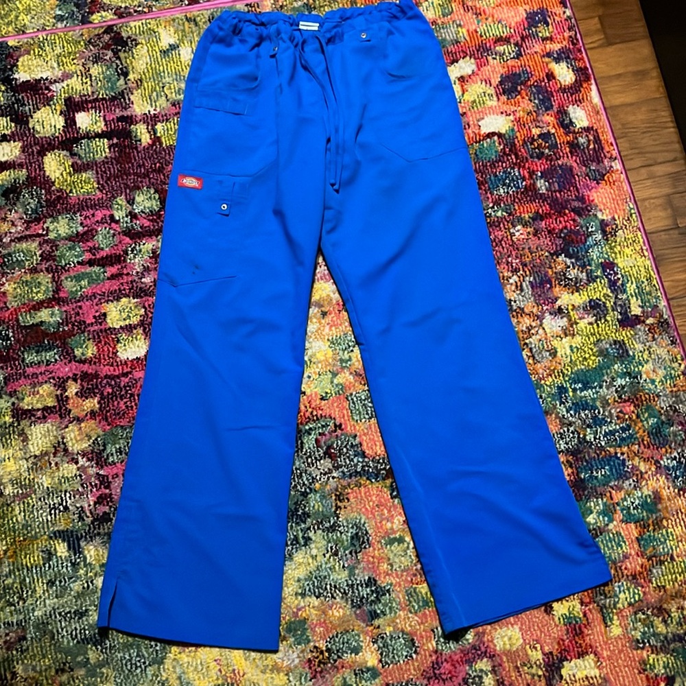 Dickies blue scrub pants. Size M.